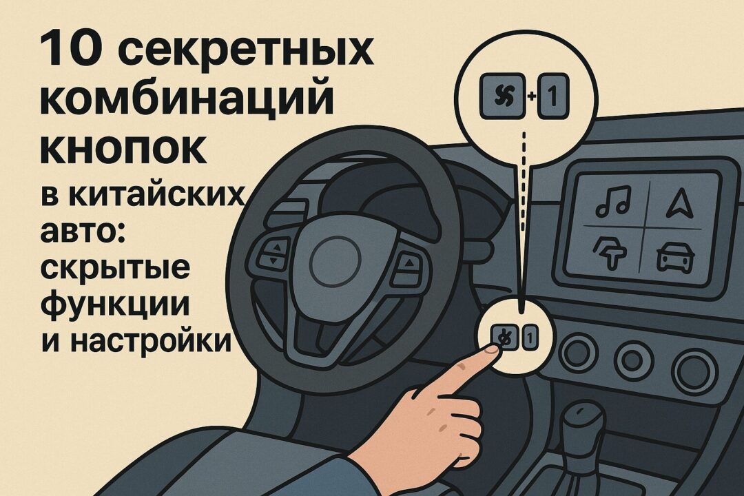 10 секретных комбинаций кнопок в китайских авто