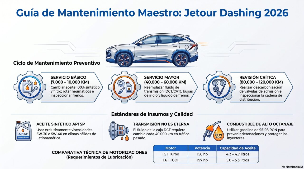 Mantenimiento Jetour Dashing