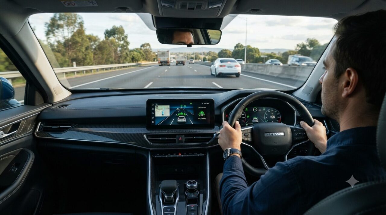 Настройка чувствительности систем помощи водителю ADAS на Haval Jolion