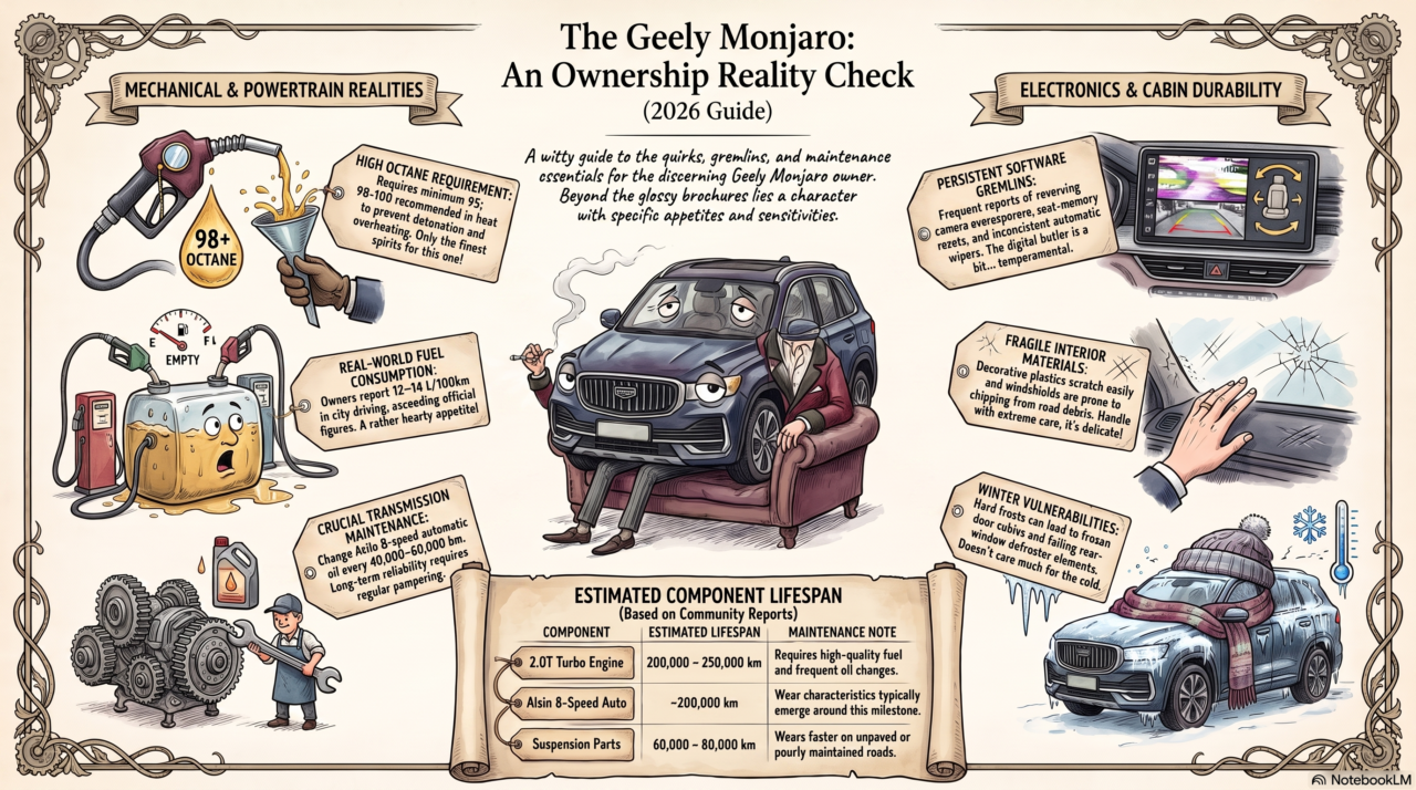 Geely Monjaro common problems
