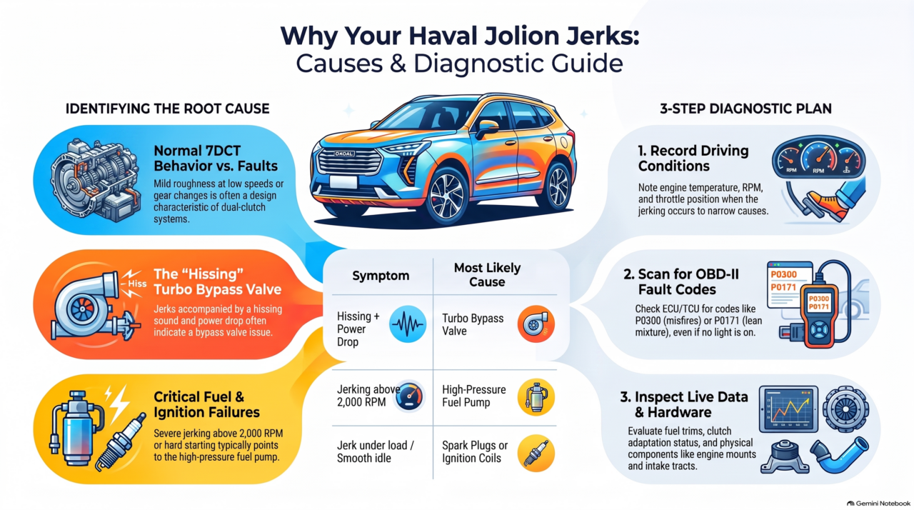 Haval Jolion Jerking When Accelerating: Causes & Fixes