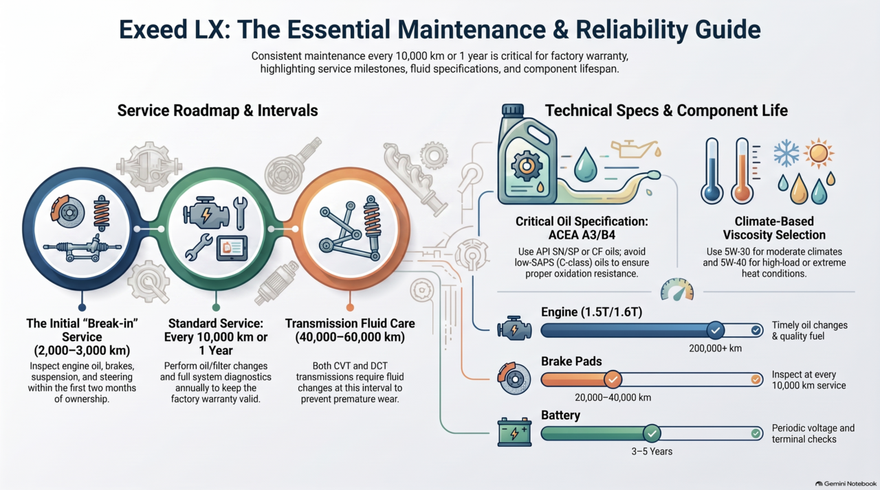 Exeed LX maintenance service