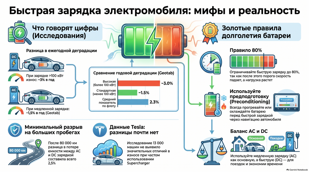 Можно ли заряжать электромобиль до 100%