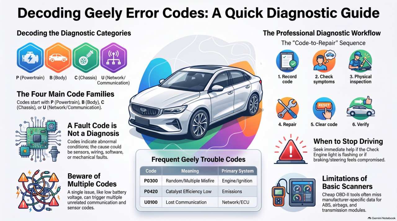 Geely Error Codes