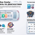 Коды ошибок Geely: список, значения, причины и сброс