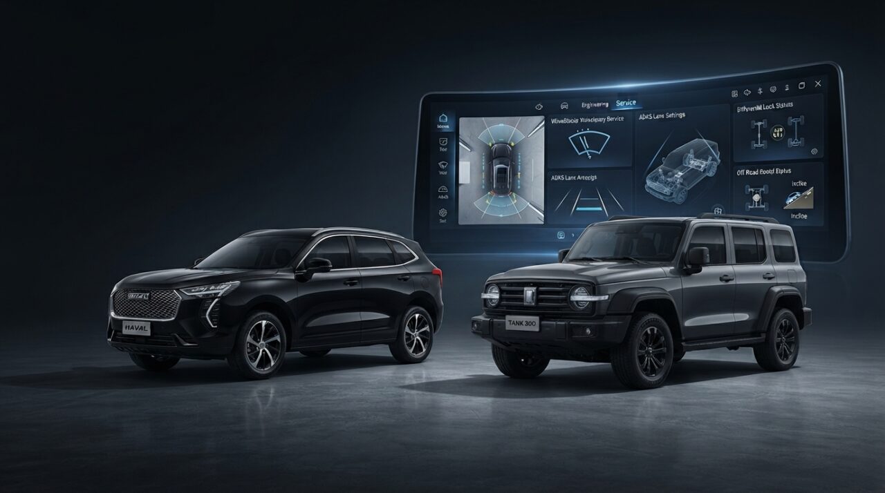 Haval / Tank: скрытые функции, меню и полезные настройки